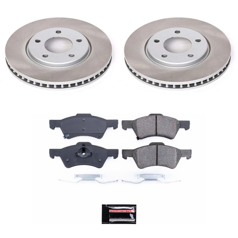 PowerStop SC5247 - Power Stop 01-07 Dodge Grand Caravan Front Semi-Coated Rotor Kit