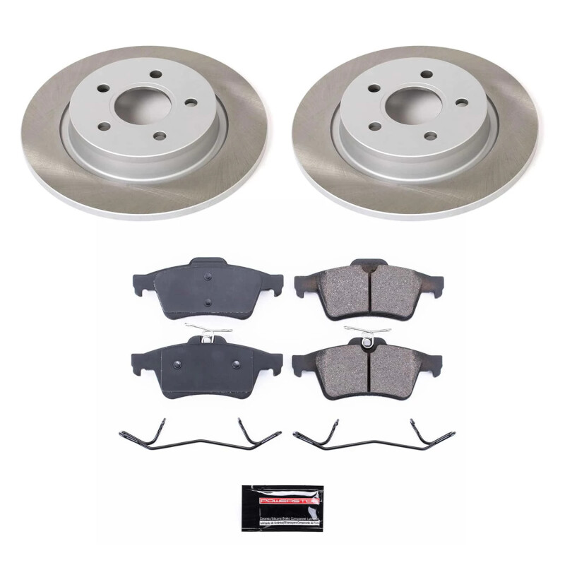 PowerStop SC4613 - Power Stop 06-11 Volvo V50 Rear Semi-Coated Rotor Kit