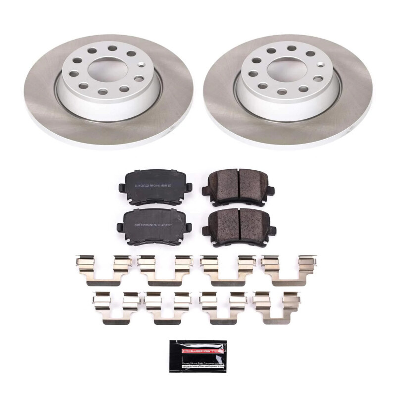 PowerStop SC5662 - Power Stop 2011 Volkswagen Tiguan Rear Semi-Coated Rotor Kit