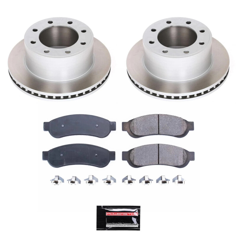 PowerStop SC5578 - Power Stop 10-12 Ford F-350 Super Duty Rear Semi-Coated Rotor Kit PowerStop SC5578 - Power Stop 10-12 Ford F-350 Super Duty Rear Semi-Coated Rotor Kit