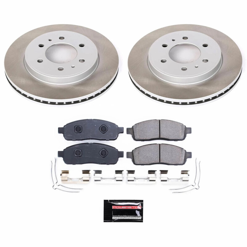 PowerStop SC5336 - Power Stop 2009 Ford F-150 Front Semi-Coated Rotor Kit