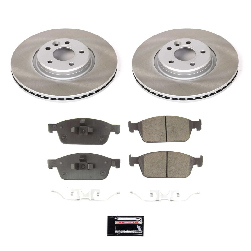 PowerStop SC7338 - Power Stop 17-19 Lincoln MKC Front Semi-Coated Rotor Kit PowerStop SC7338 - Power Stop 17-19 Lincoln MKC Front Semi-Coated Rotor Kit