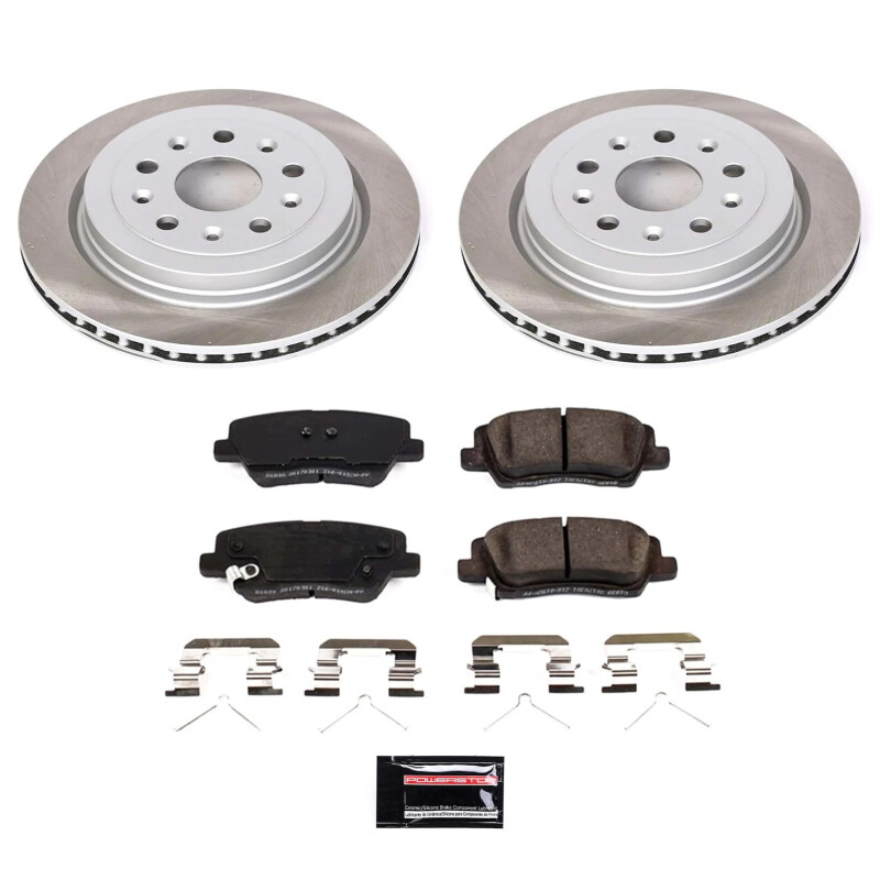 PowerStop SC8965 - Power Stop 2019 Cadillac CTS Rear Semi-Coated Rotor Kit PowerStop SC8965 - Power Stop 2019 Cadillac CTS Rear Semi-Coated Rotor Kit