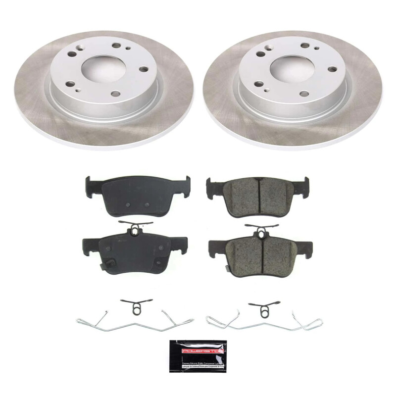 PowerStop SC8330 - Power Stop 19-22 Honda Insight Rear Semi-Coated Rotor Kit PowerStop SC8330 - Power Stop 19-22 Honda Insight Rear Semi-Coated Rotor Kit