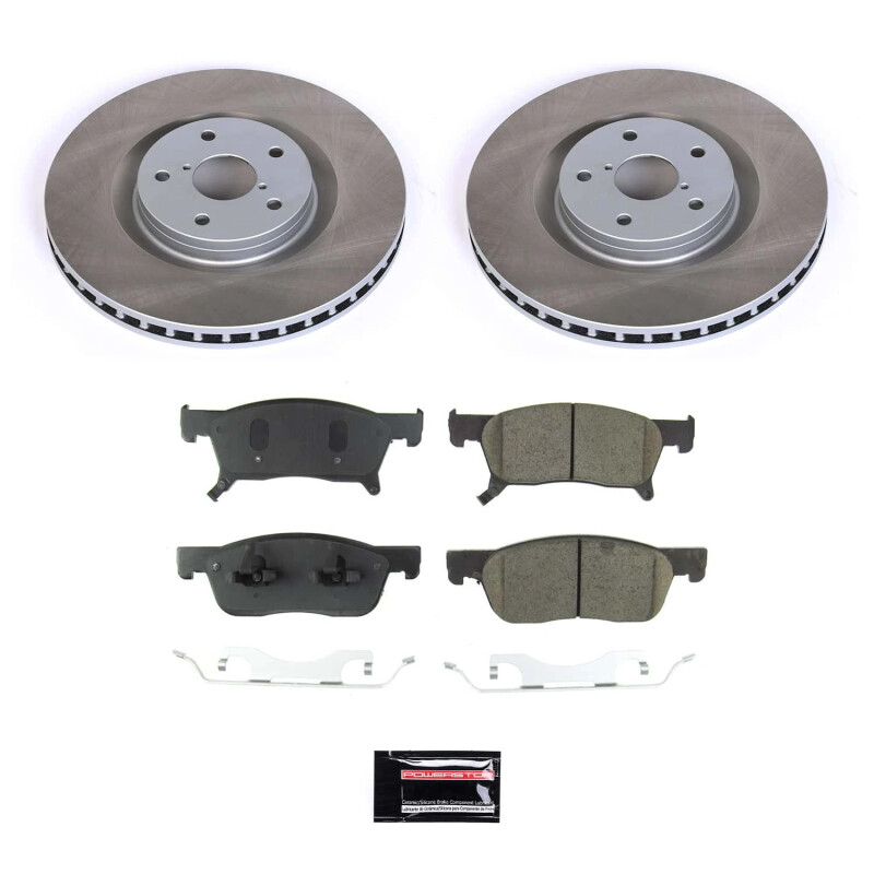 PowerStop SC8479 - Power Stop 19-22 Subaru Ascent Front Semi-Coated Rotor Kit