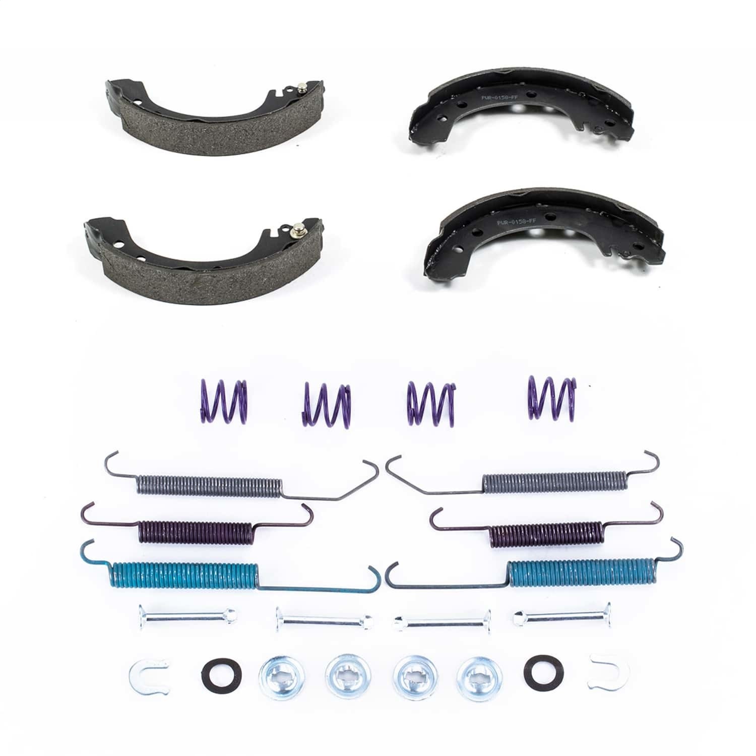 PowerStop SSH637 - Power Stop 91-92 Saturn SC Rear Brake Shoes w/Hardware