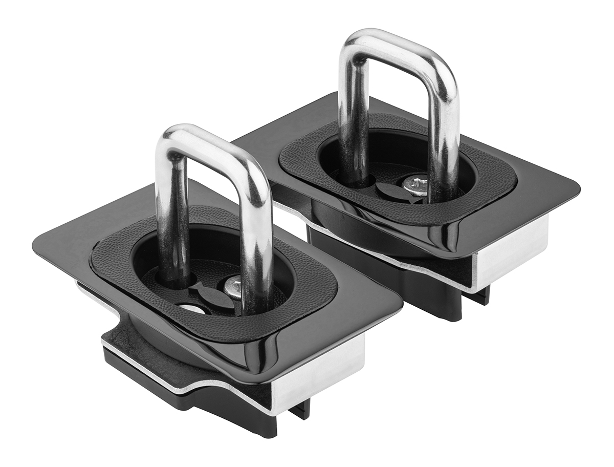 PRP Seats 4005-HC - Gunmetal Flush Fit Retractable Tie-Down Anchors | 2014 + Chevy Silverado and GMC PRP Seats 4005-HC - Gunmetal Flush Fit Retractable Tie-Down Anchors | 2014 + Chevy Silverado and GMC