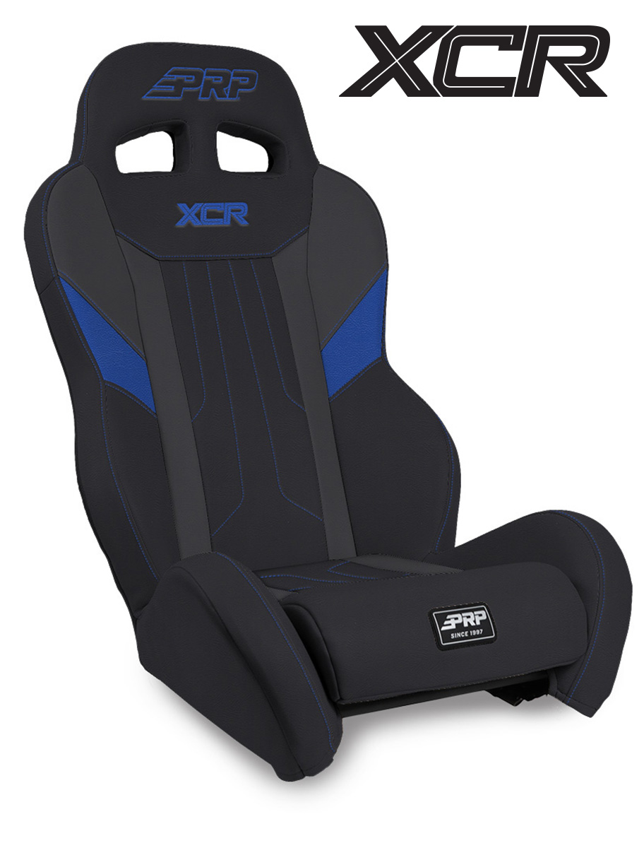 PRP Seats A8008-V - XCR Rear Suspension Seat Black and Blue