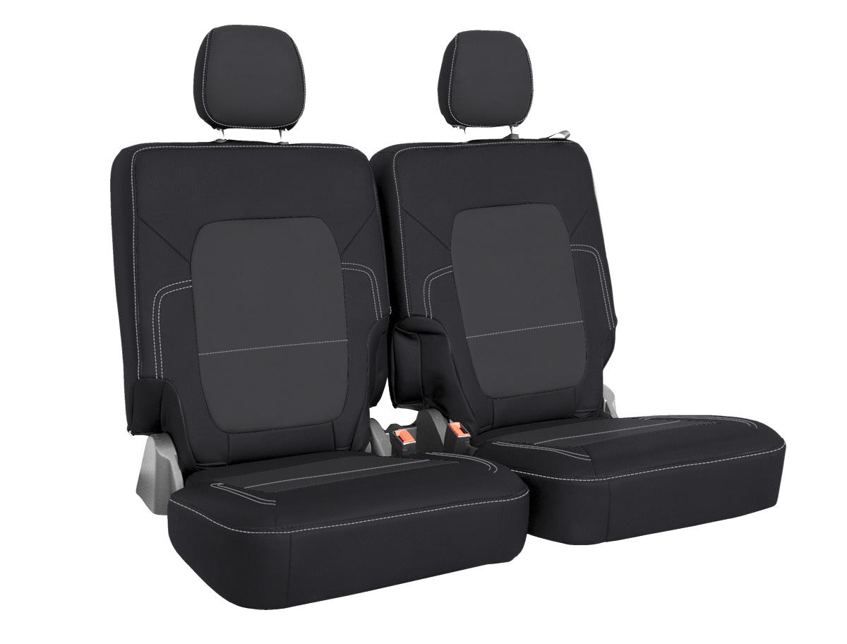 PRP Seats B059-03 - Rear Bench Covers for 2021+ Ford Bronco 2 Door Black and Gray