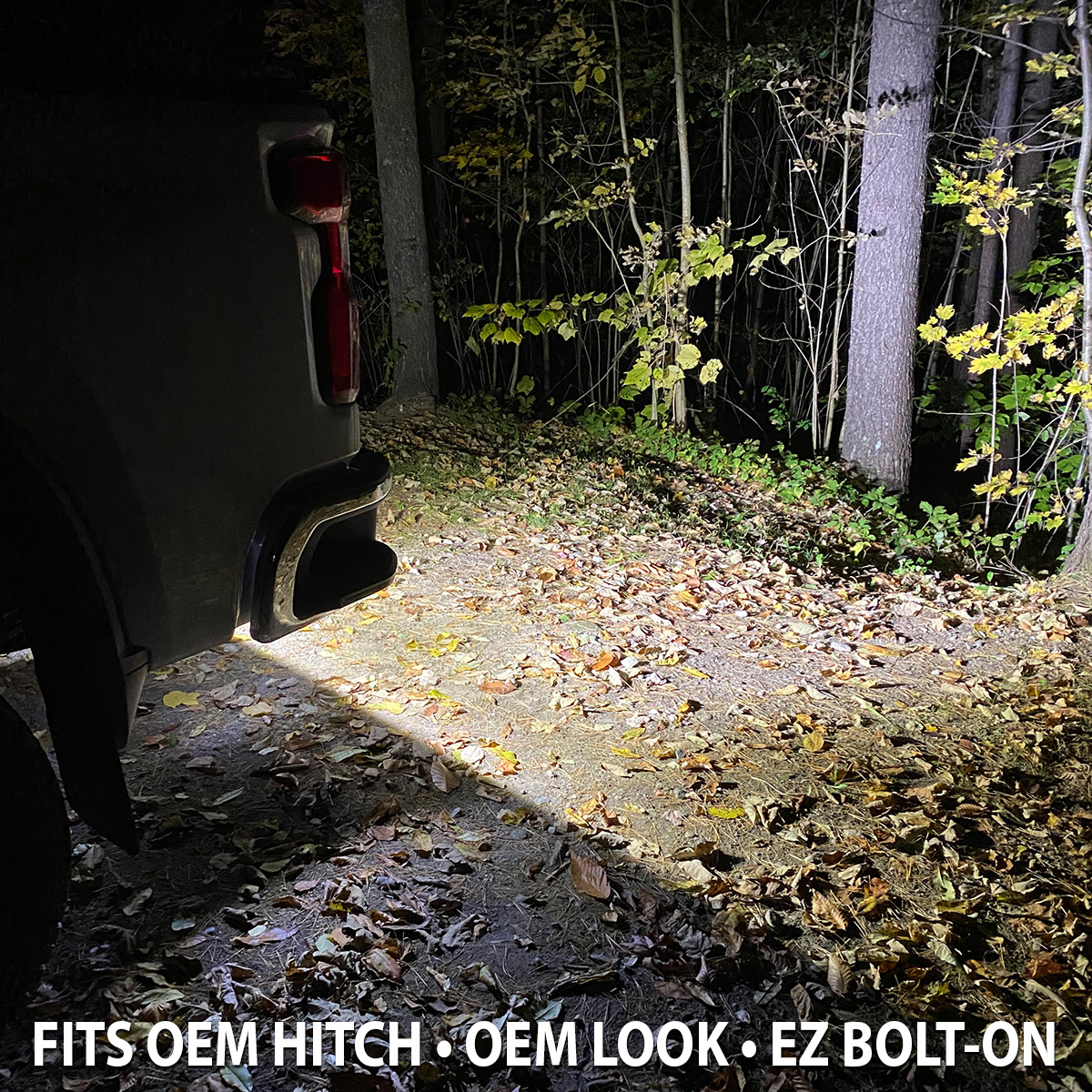 Race Sport DHDHB3500 - 2013-Current Dodge Ram 3500 Hitch Bar Reverse 7in LED Flood Lighting Heavy Duty Bolt-On Blacked Out Kit with Heated Lens and Dual End Light Cap Race Sport DHDHB3500 - 2013-Current Dodge Ram 3500 Hitch Bar Reverse 7in LED Flood Lighting Heavy Duty Bolt-On Blacked Out Kit with Heated Lens and Dual End Light Cap