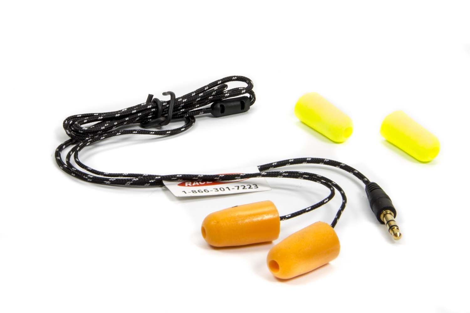 Raceceiver RCVEP700 - Headphones - Semi-Pro - 36 in Cord - 3.5 mm Input Jack - Small / Medium Foam Ear Molds - Each