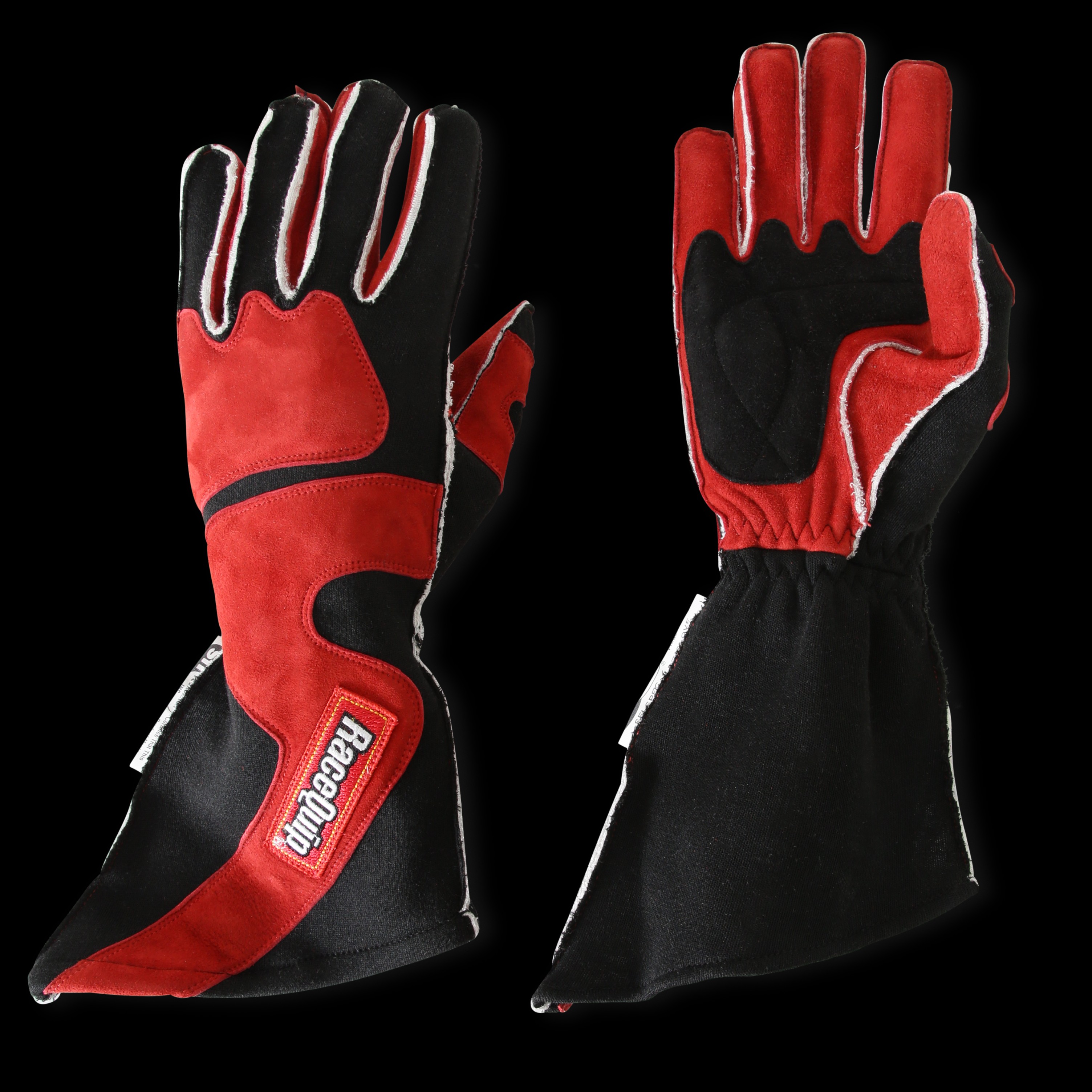 Racequip 359107RQP - SFI-5 RED/BLK 2XL OUTSEAM ANGLE CUT