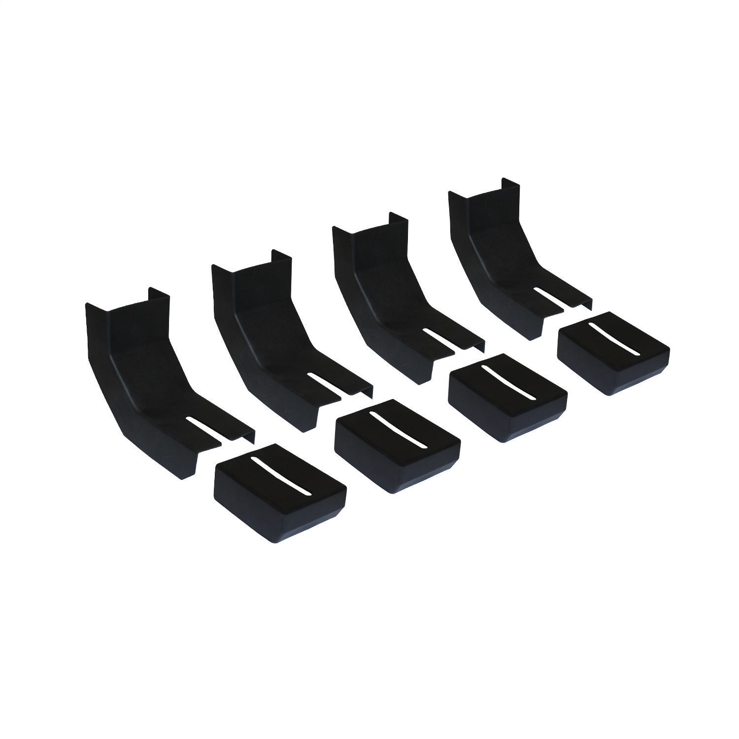 Raptor RB-BKC4 - Bracket Cover; 4 pc; Black; Thermoplastic Rubber;