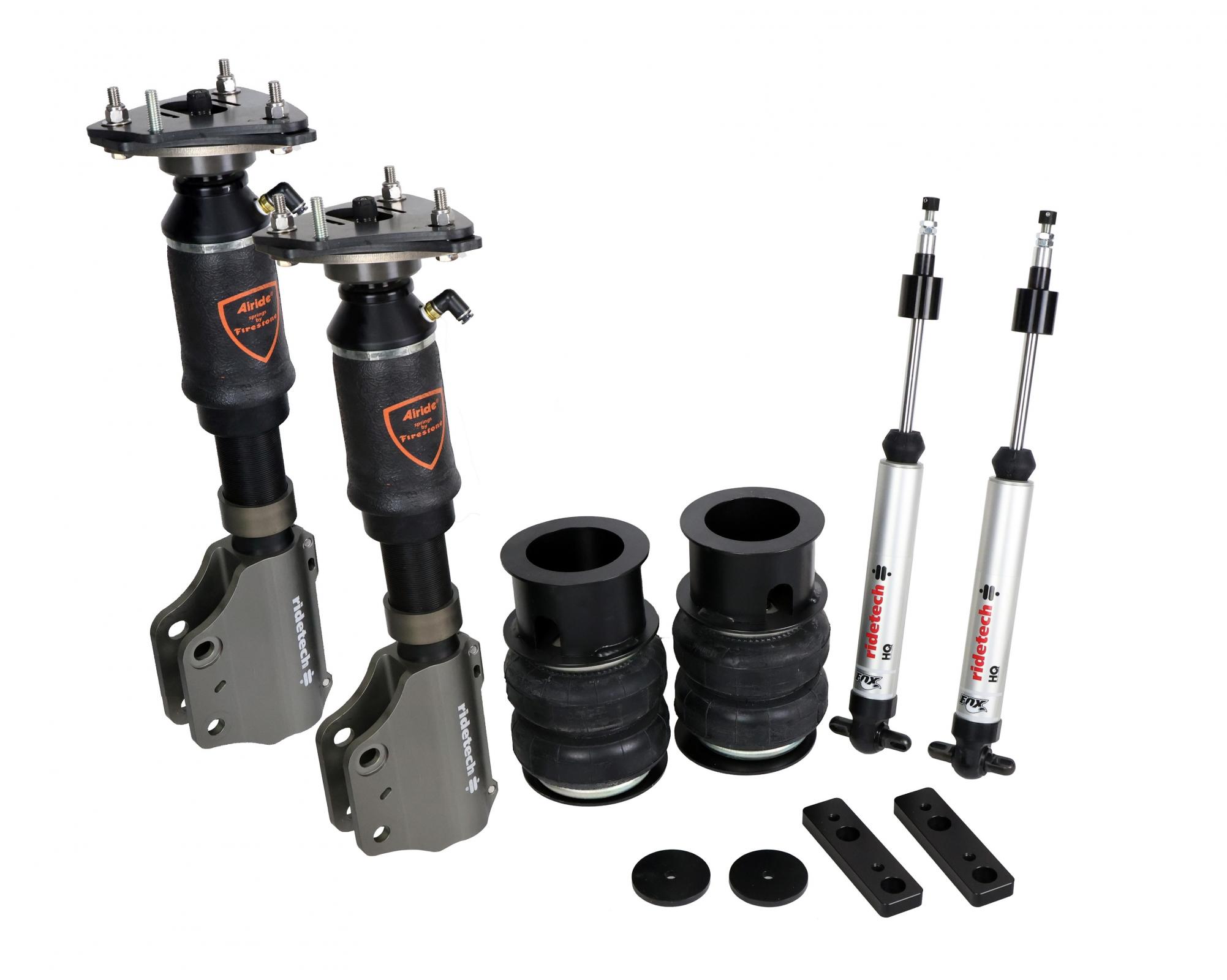Ridetech 12270297 - Air Suspension System For 2015-2024 Mustang HQ Front Shockwaves Rear Coolride And HQ Rear Shocks Ridetech 12270297 - Air Suspension System For 2015-2024 Mustang HQ Front Shockwaves Rear Coolride And HQ Rear Shocks