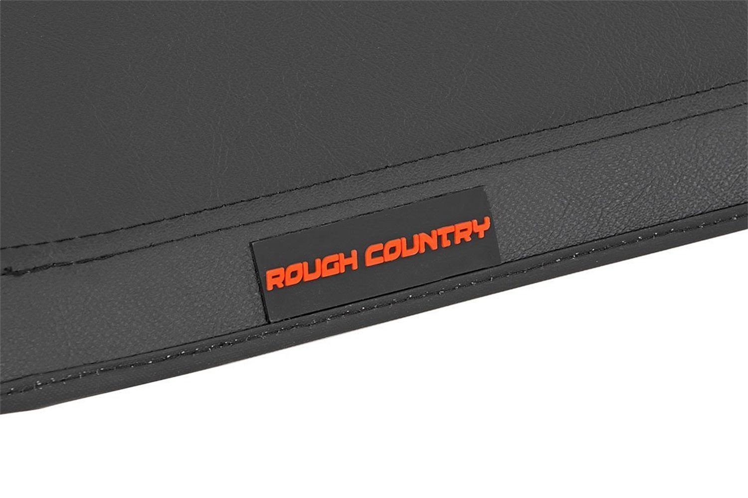 Rough Country 41309650 - Soft Tri-Fold Bed Cover - 6'4 inch Bed - Ram 1500 (19-25)/1500 TRX (21-24)