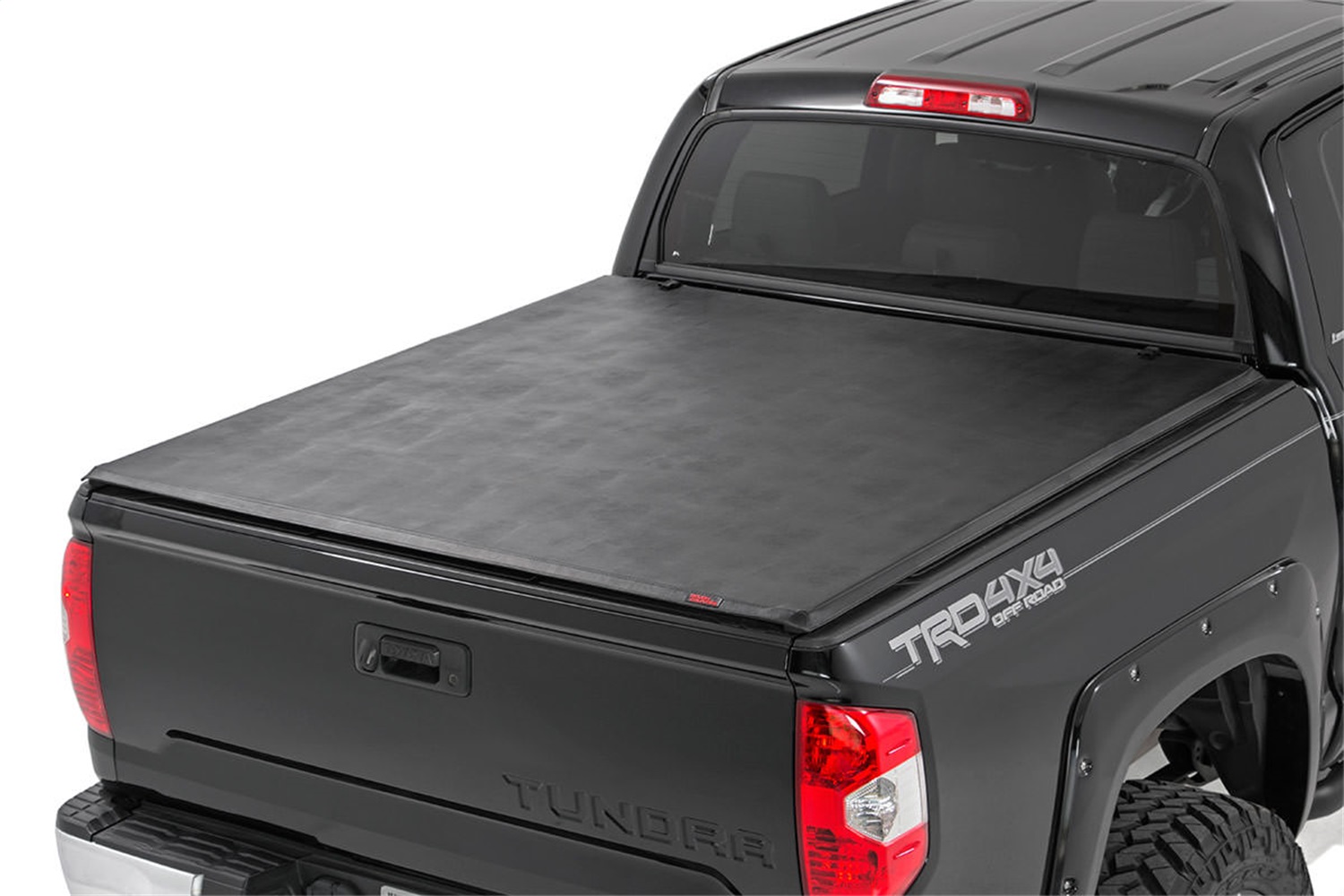 Rough Country 41419650 - Soft Tri-Fold Bed Cover - 6'7 inch Bed - Toyota Tundra 2WD/4WD (2007-2025) Rough Country 41419650 - Soft Tri-Fold Bed Cover - 6'7 inch Bed - Toyota Tundra 2WD/4WD (2007-2025)