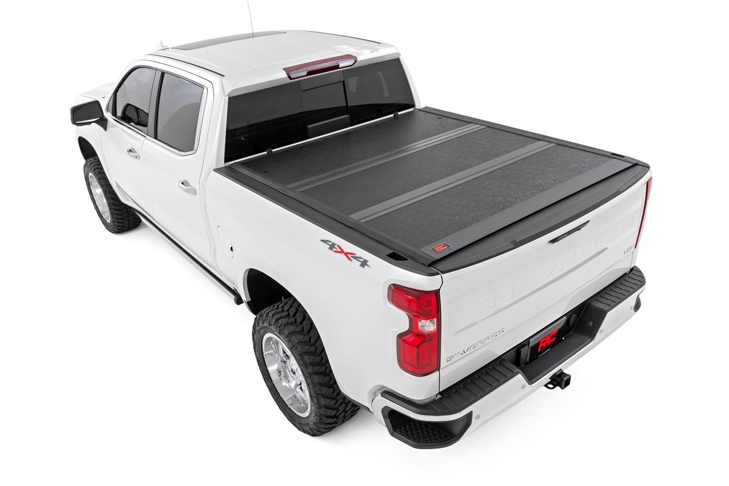 Rough Country 47120580B - Hard Low Profile Bed Cover - 5'10 inch Bed - Chevy/GMC 1500 (19-24)