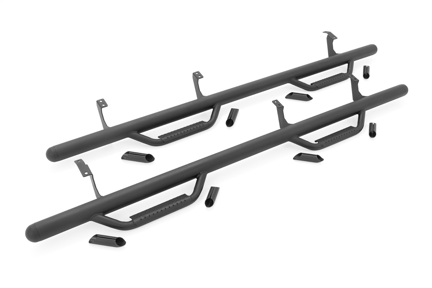 Rough Country 72002A - Nerf Steps - Cab Length - Crew Max - Toyota Tundra 2WD/4WD (2022-2025) Rough Country 72002A - Nerf Steps - Cab Length - Crew Max - Toyota Tundra 2WD/4WD (2022-2025)