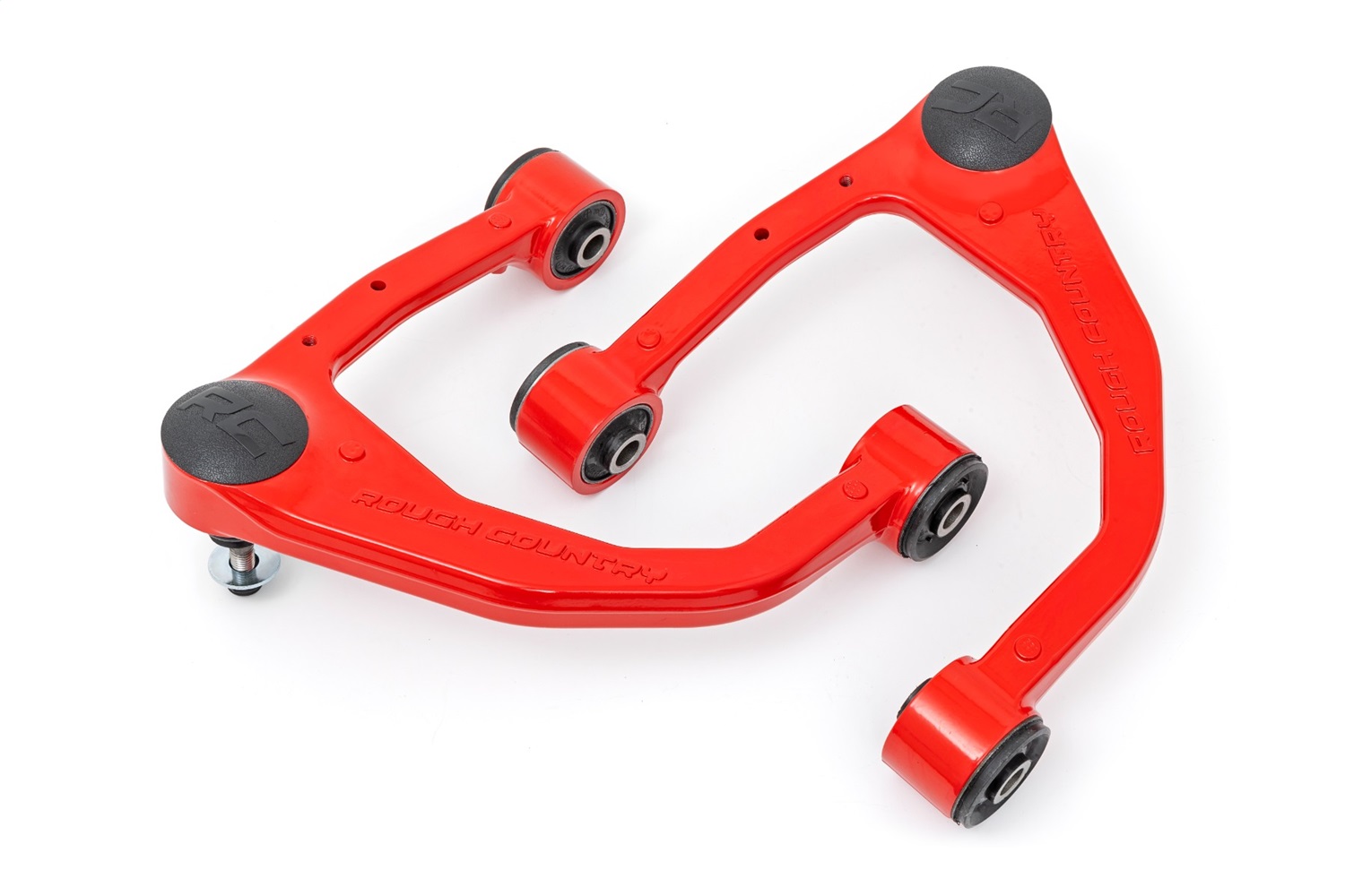 Rough Country 76801RED - Red Forged Upper Control Arms - OE Upgrade - Toyota Tundra 2WD/4WD (22-25)