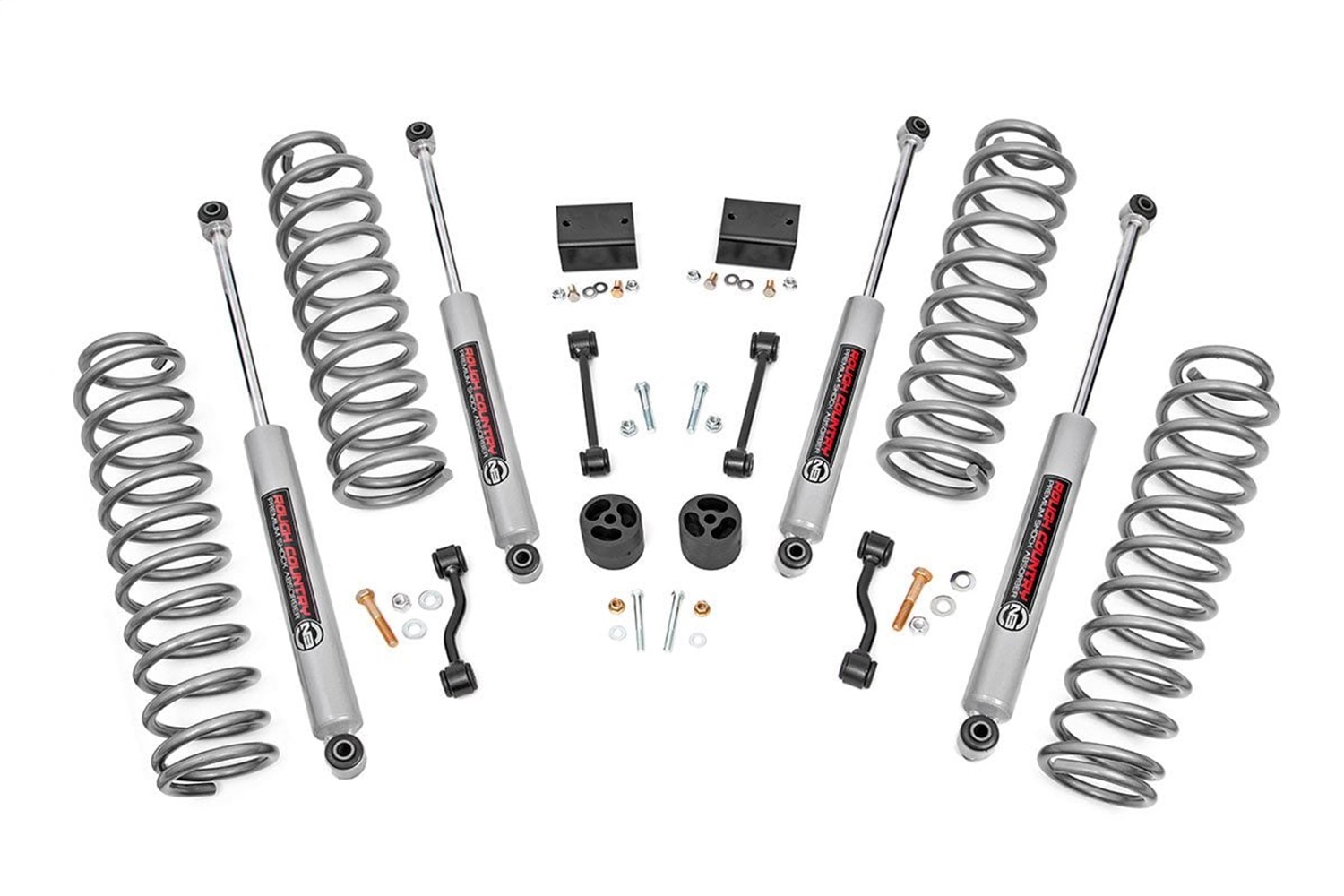 Rough Country 79330 - 2.5 Inch Lift Kit - Coils - Jeep Wrangler Unlimited 4WD (2024)