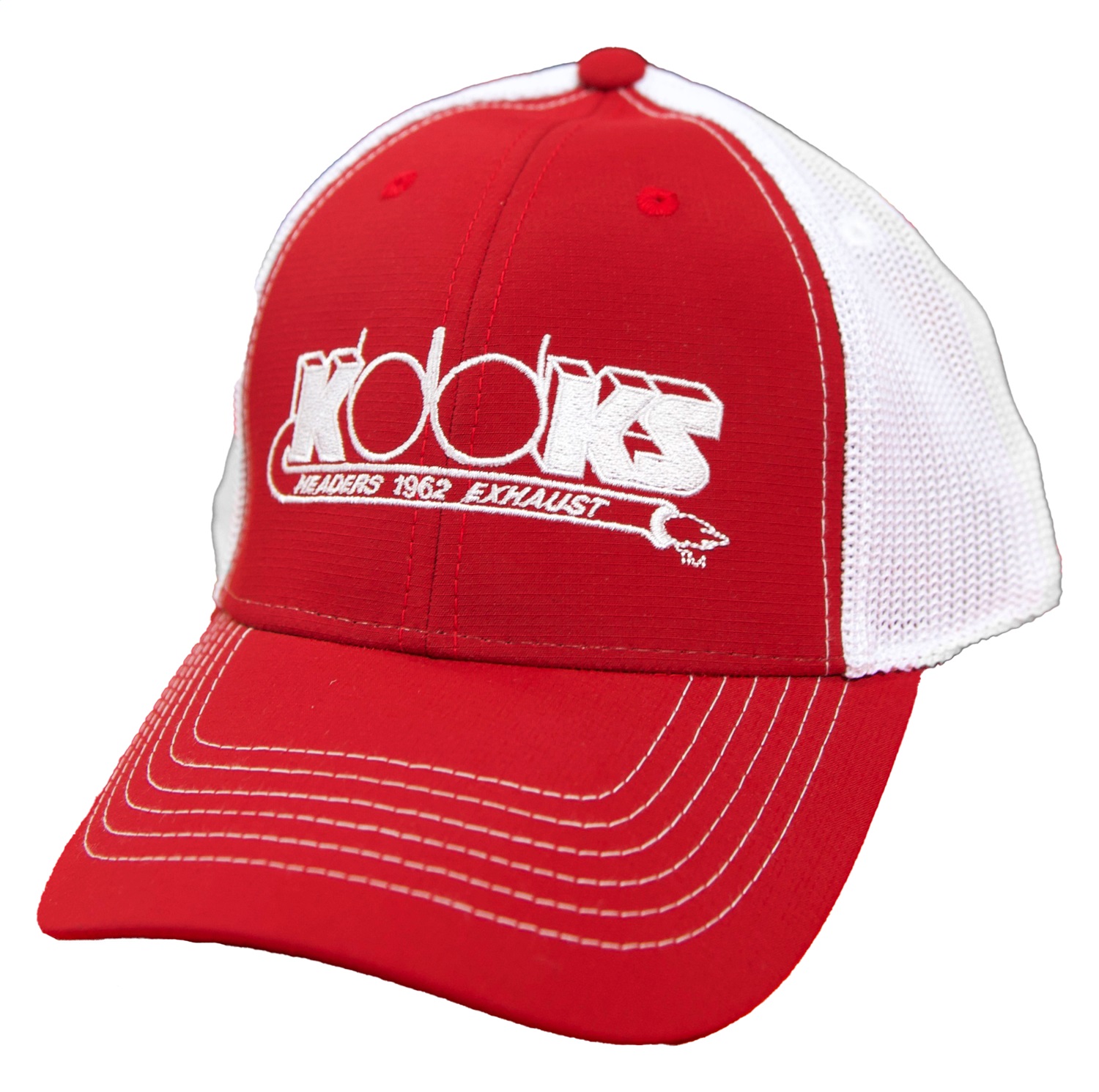 Kooks HT-100604-00 - Trucker Hat Red, Front Logo Trucker hat w/ mesh back and logo Kooks HT-100604-00 - Trucker Hat Red, Front Logo Trucker hat w/ mesh back and logo