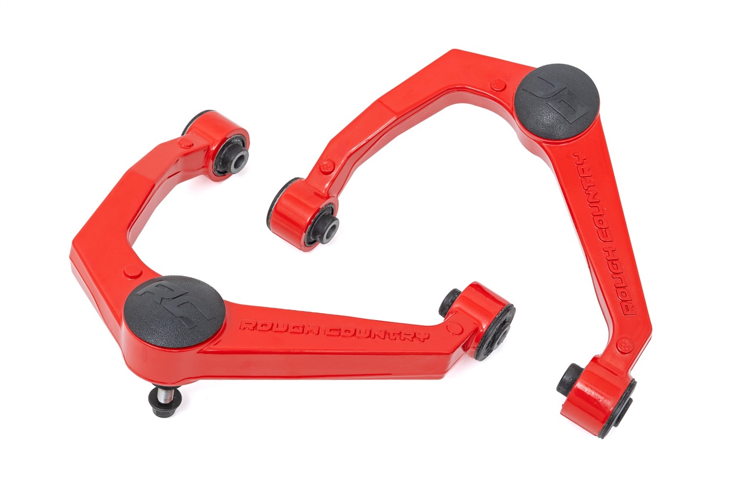 Rough Country 82009RED - Red Forged Upper Control Arms - OE Upgrade - Nissan Frontier 4WD (2005-2024)