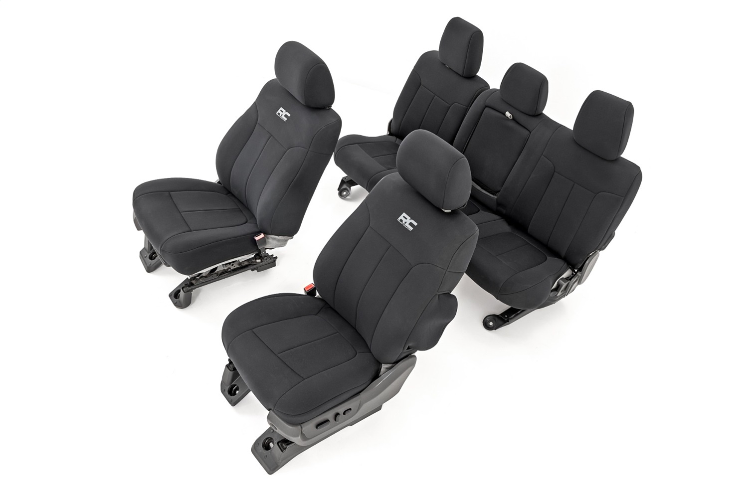 Rough Country 91055 - Seat Covers - Front and Rear - Ford F-250/F-350 Super Duty 2WD/4WD (11-16) Rough Country 91055 - Seat Covers - Front and Rear - Ford F-250/F-350 Super Duty 2WD/4WD (11-16)