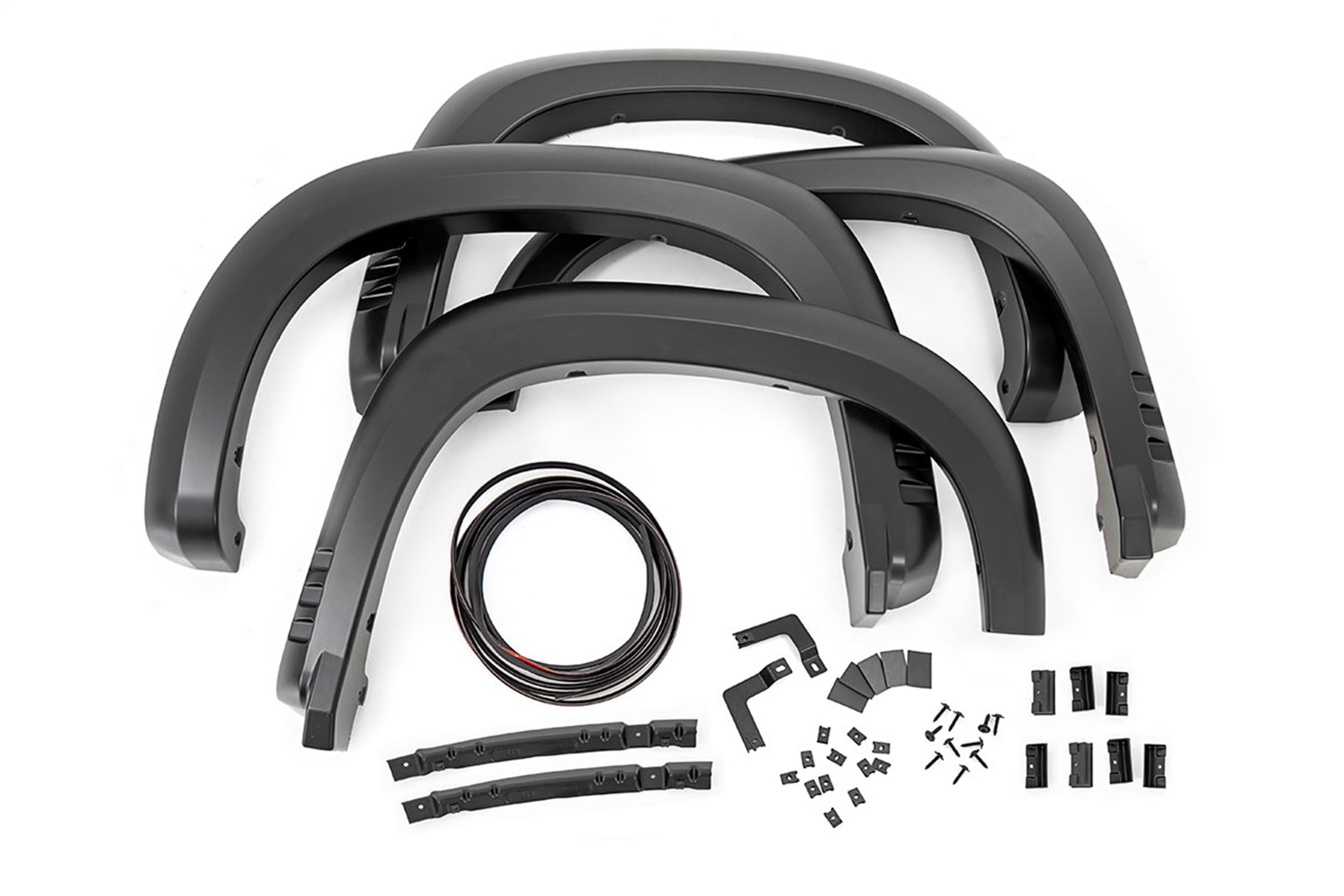 Rough Country F-C319201A-GAZ - Fender Flares - SF1 - GAZ Summit White - Chevy Silverado 1500 2WD/4WD (19-24)
