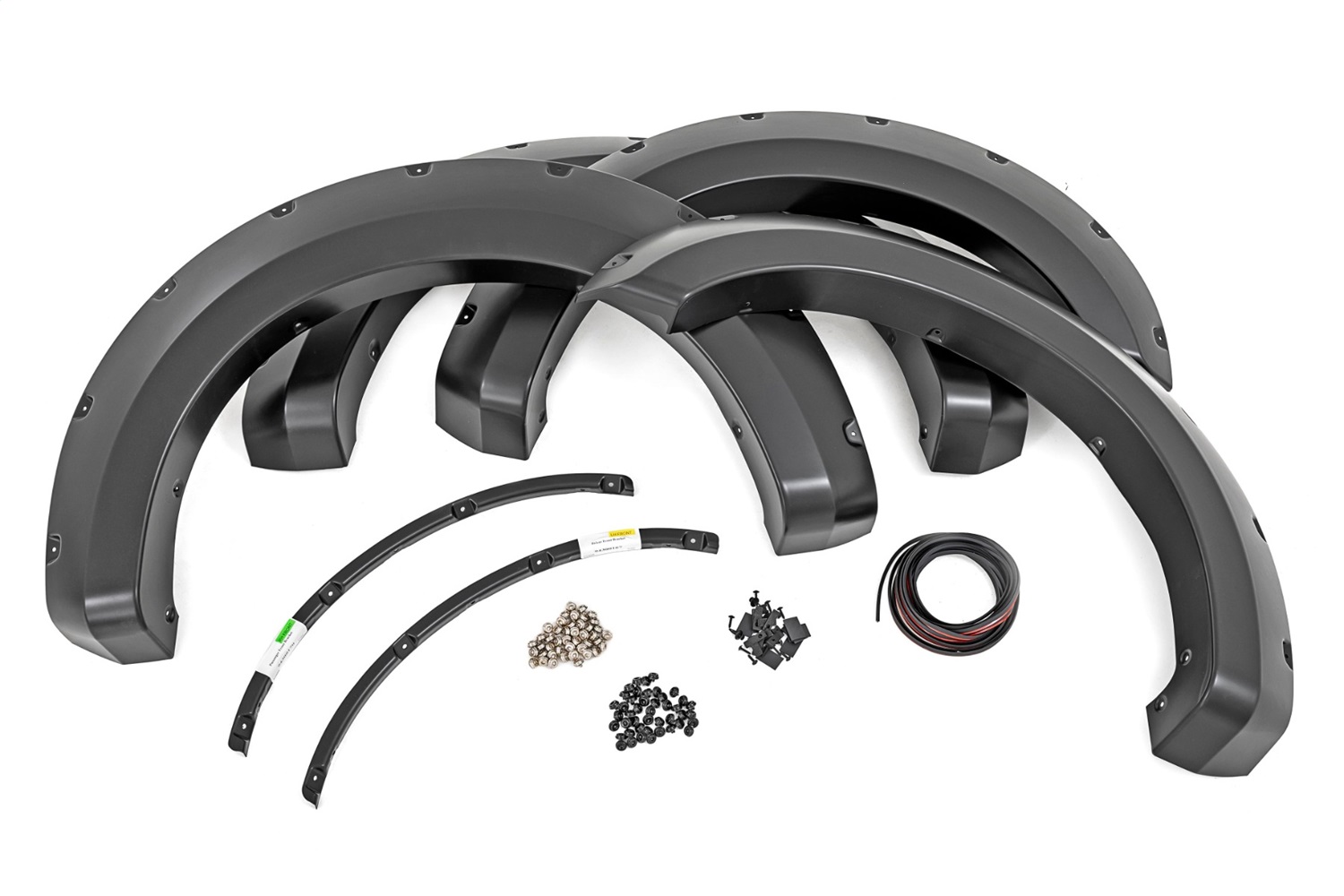 Rough Country F-F21112-J7 - Pocket Fender Flares - J7 Magnetic Gray - Ford F-250/F-350 Super Duty (17-22)