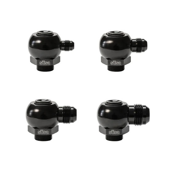 Setrab Oil Coolers 22-M22BJAN12-90 - Banjo Fitting 90-Deg M22-AN12
