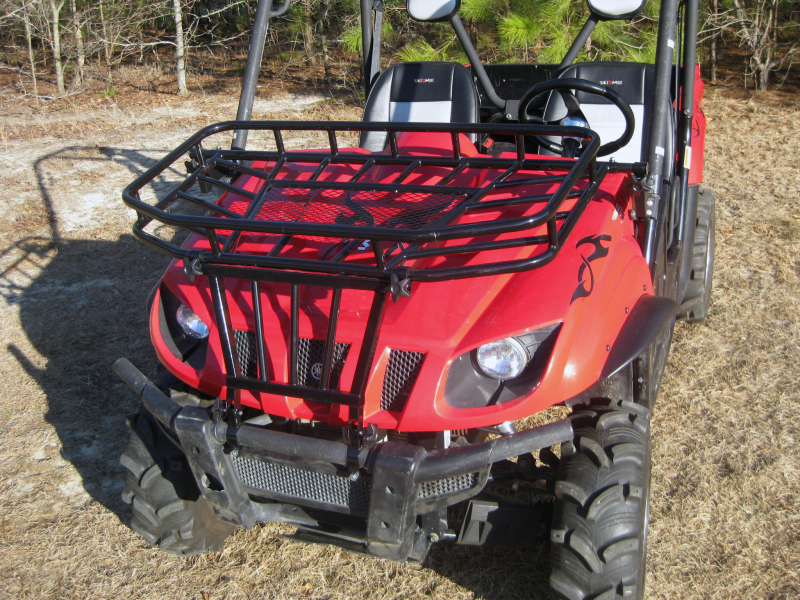 Seizmik 58-08049 - 06-12 Yamaha 450-700 Rhino Universal Hood Rack - Black Seizmik 58-08049 - 06-12 Yamaha 450-700 Rhino Universal Hood Rack - Black