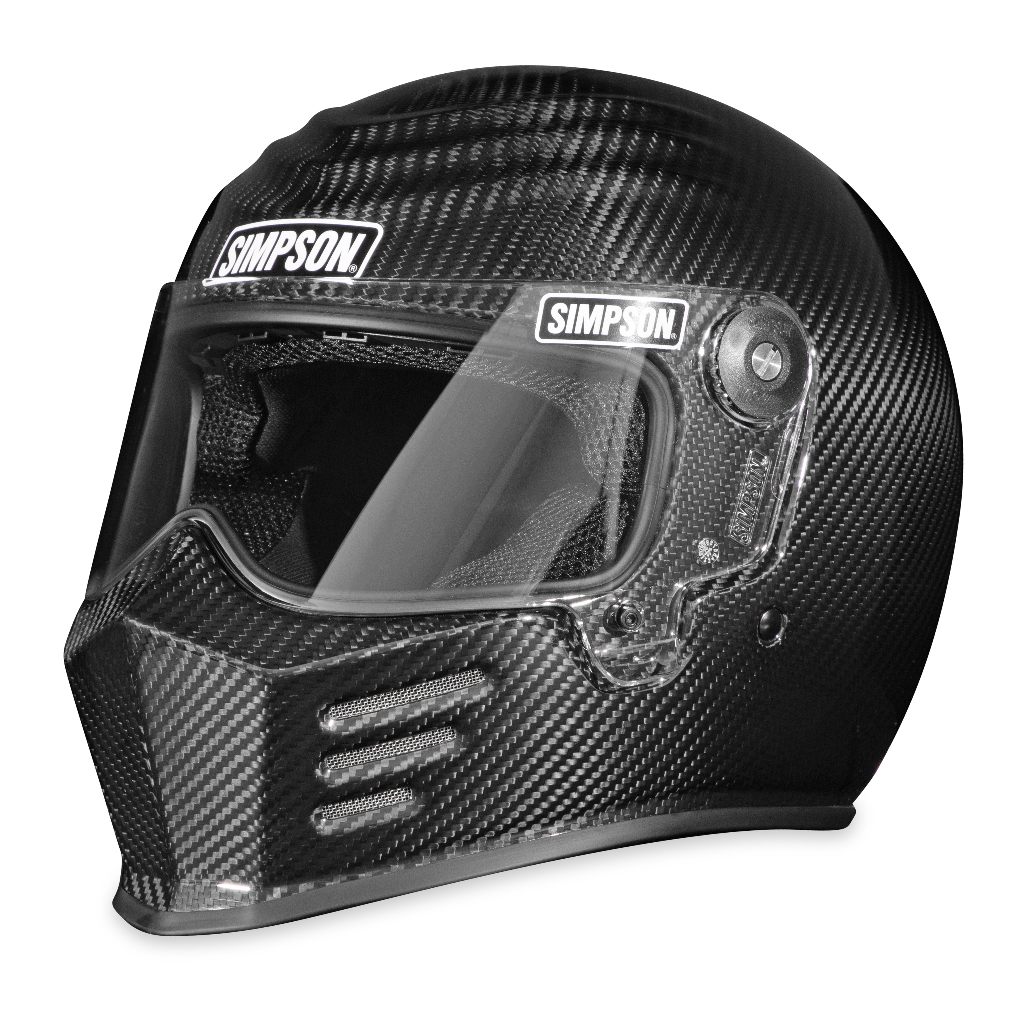 Simpson Motorcycle OB3C2X - Outlaw Bandit 3 Helmet - Carbon Fiber