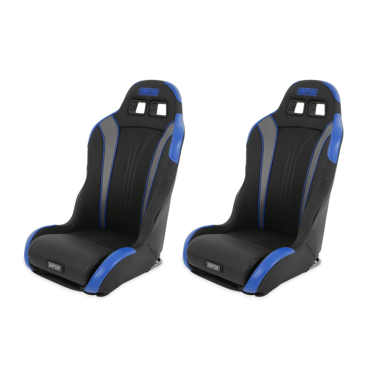 Simpson Safety S104-307-2 - Simpson Racing Vortex II Off-Road Suspension Seats Black/Black PAIR