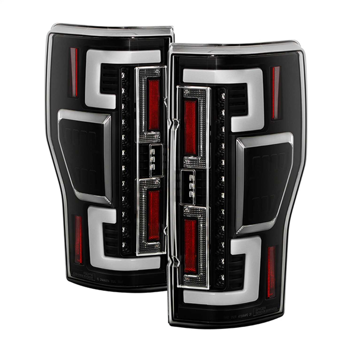 Spyder 5088659 - 20-21 Ford F250 Superduty LED Tail Lights - Black (ALT-YD-FS20HAL-LED-BK)