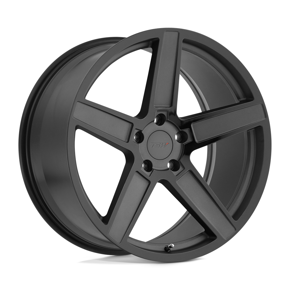 TSW Wheels 1985ASC405114B76 - Ascent 19X8.5 Matte Gunmetal W/ Gloss Black Face