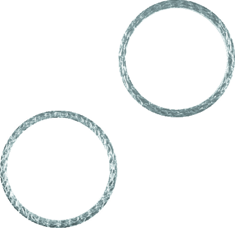 TwinPower 043306 - Twin Power 84-Up Evo BT M8 86-Up XL Exhaust Gaskets Replaces 65324-83 .240 Thick Pr