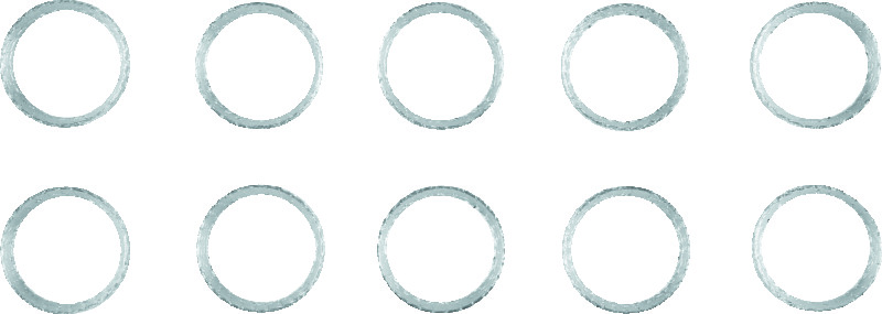 TwinPower 043206 - Twin Power 84-Up Evo BT and XL and M8 Exhaust Gaskets Replaces 65324-83 Tapered 10 Pk