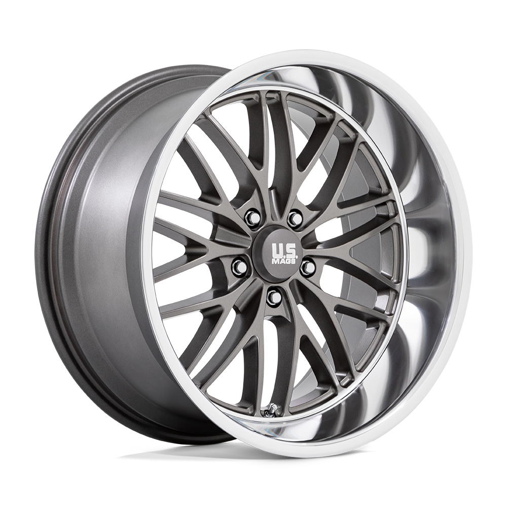 US Mags U13920006157 - U139 Santa Cruz 20X10 Anthracite With Diamond Cut Lip US Mags U13920006157 - U139 Santa Cruz 20X10 Anthracite With Diamond Cut Lip