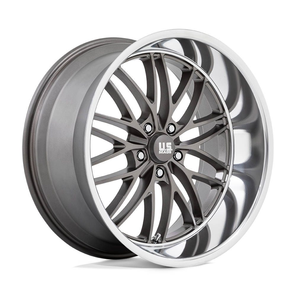 US Mags U13922057357 - U139 Santa Cruz 22X10.5 Anthracite With Diamond Cut Lip US Mags U13922057357 - U139 Santa Cruz 22X10.5 Anthracite With Diamond Cut Lip