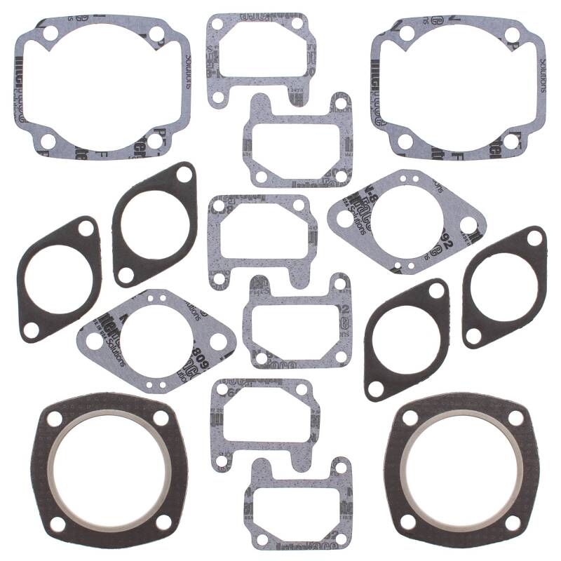 Vertex Pistons 710033A - Vertex Gaskets 71-75 Arctic Cat Panther/Puma/Cheetah (Kawasaki) FC/2 Top End Gasket Kit