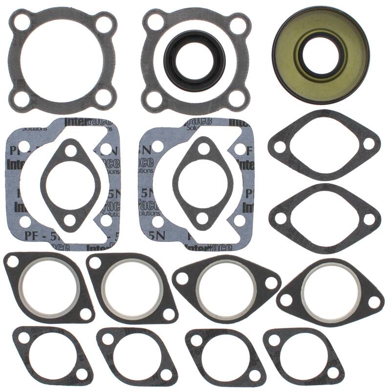 Vertex Pistons 711029 - Vertex Gaskets 69-73 Yamaha SL338 B C D Complete Gasket Kit w/ Oil Seals