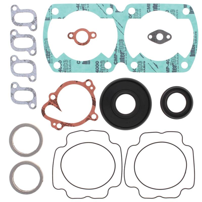 Vertex Pistons 711147B - Vertex Gaskets 77-80 Yamaha SRX440 A B C D Complete Gasket Kit w/ Oil Seals