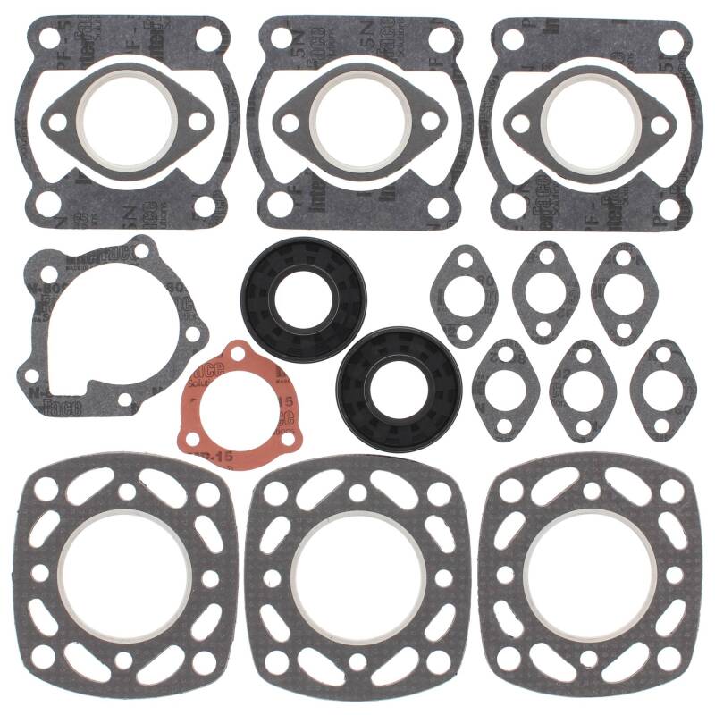 Vertex Pistons 711109A - Vertex Gaskets 79-82 Polaris Centurion Complete Gasket Kit w/ Oil Seals