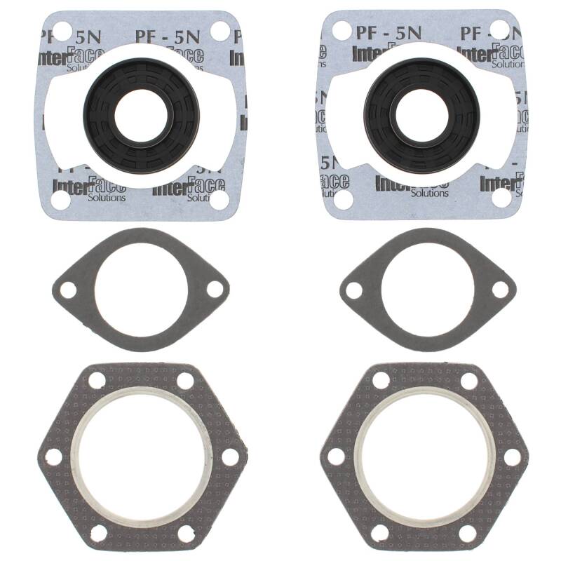 Vertex Pistons 711079A - Vertex Gaskets 75-76 Polaris TX Complete Gasket Kit w/ Oil Seals