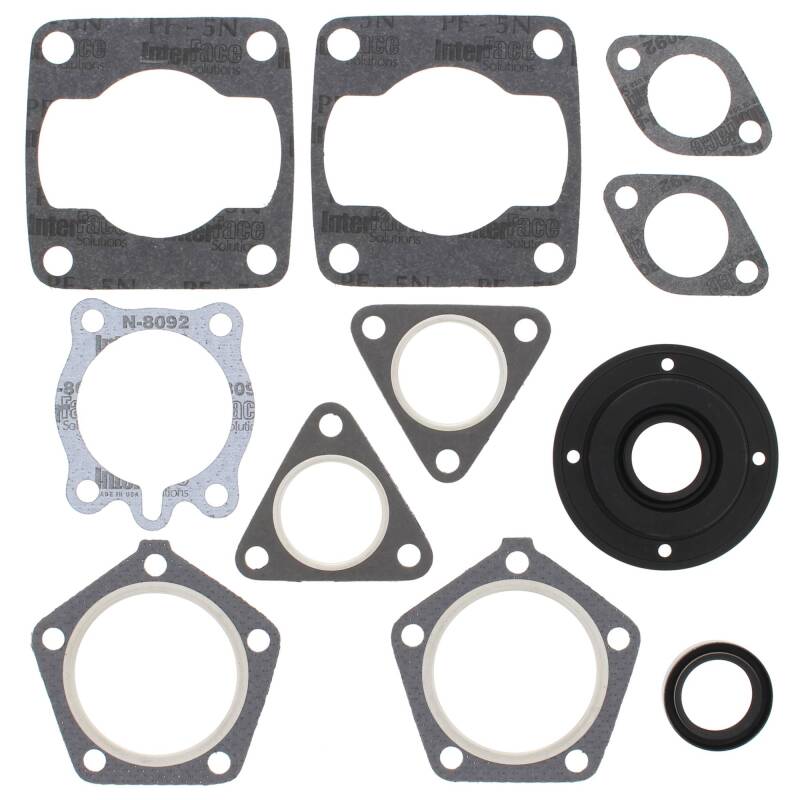 Vertex Pistons 711073A - Vertex Gaskets 78-79 Polaris Apollo/Cobra Complete Gasket Kit w/ Oil Seals Vertex Pistons 711073A - Vertex Gaskets 78-79 Polaris Apollo/Cobra Complete Gasket Kit w/ Oil Seals