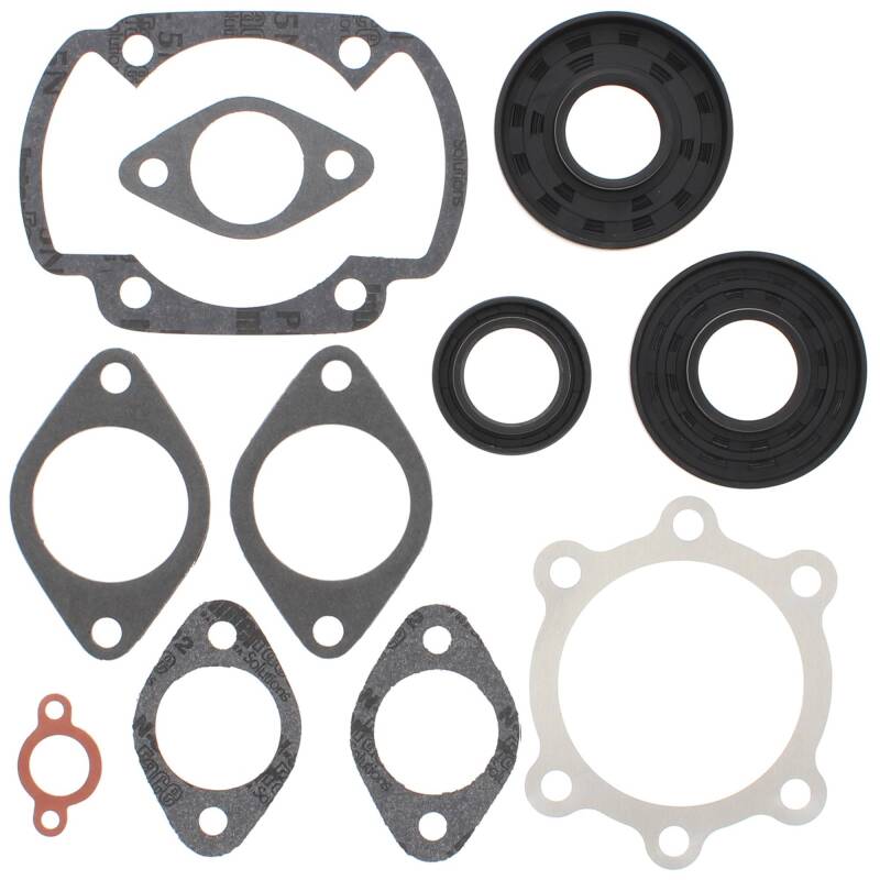 Vertex Pistons 711136 - Vertex Gaskets 74-77 Yamaha 300 SM 74/GS 76-7 Complete Gasket Kit w/ Oil Seals