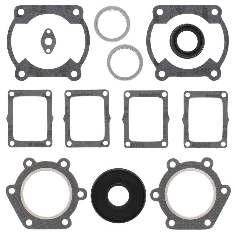 Vertex Pistons 711147F - Vertex Gaskets 1985 Yamaha SS440J Complete Gasket Kit w/ Oil Seals