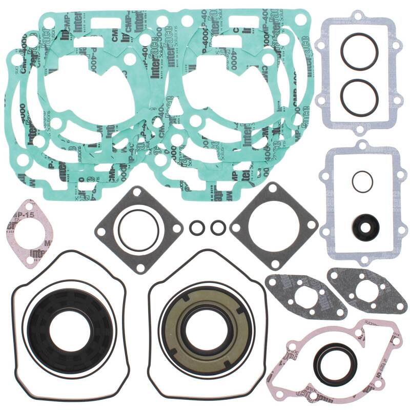 Vertex Pistons 711261 - Vertex Gaskets 2002 Ski-Doo Grand Touring 800 Complete Gasket Kit w/ Oil Seals Vertex Pistons 711261 - Vertex Gaskets 2002 Ski-Doo Grand Touring 800 Complete Gasket Kit w/ Oil Seals