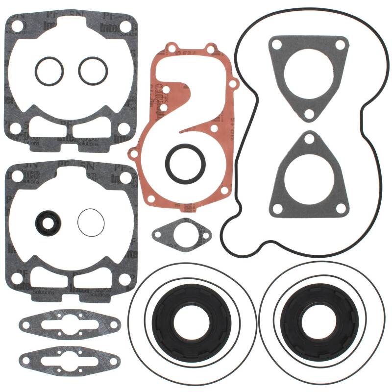 Vertex Pistons 711297 - Vertex Gaskets 2007 Polaris 600 HO IQ F/O Complete Gasket Kit w/ Oil Seals Vertex Pistons 711297 - Vertex Gaskets 2007 Polaris 600 HO IQ F/O Complete Gasket Kit w/ Oil Seals