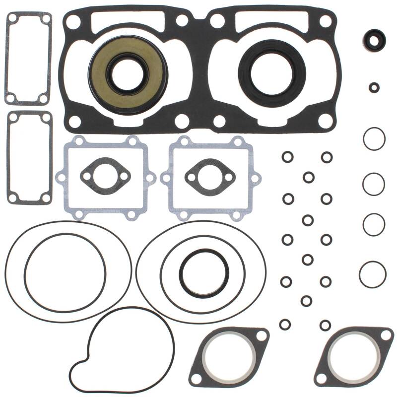 Vertex Pistons 711226 - Vertex Gaskets 98-01 Arctic Cat ZR 440 Sno-Pro Complete Gasket Kit w/ Oil Seals